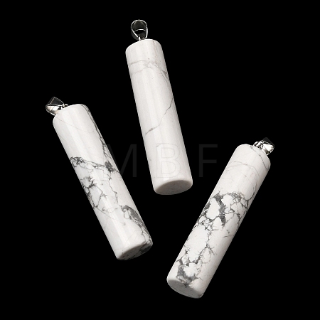 Natural Howlite Big Pendants G-F820-11U-1