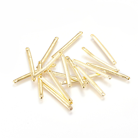 Tibetan Style Alloy Bar Links connectors TIBE-A14039-G-LF-1