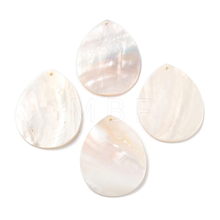Natural Freshwater Shell Pendants SHEL-D082-01D-1