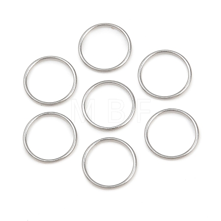304 Stainless Steel Closed Jump Rings STAS-G393-06P-10-1