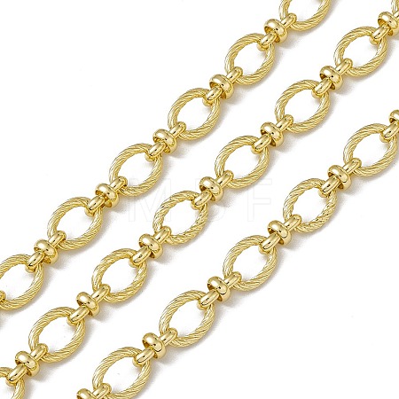Brass Oval & Knot Link Chains CHC-P010-13G-1