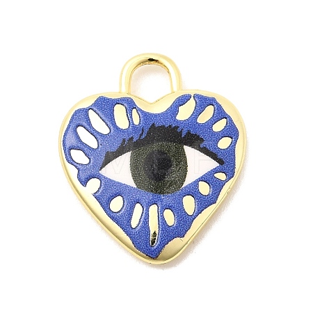 Printed Brass Pendants KK-K274-08G-14-1