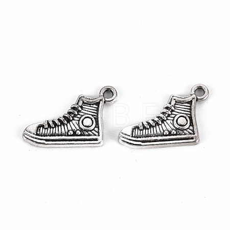Tibetan Style Alloy Pendants TIBE-N010-68AS-RS-1