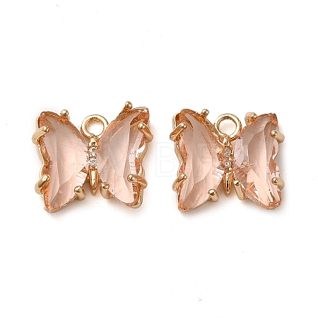 Brass with Glass Pendants FIND-Z020-02G-1