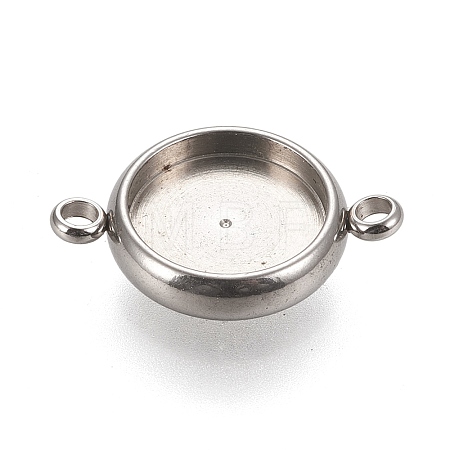 Tarnish Resistant 304 Stainless Steel Links Connectors Settings LS-X-STAS-K202-02D-P-1