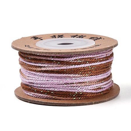 30M Segment Dyed Macrame Cotton Cord OCOR-T018-01J-1