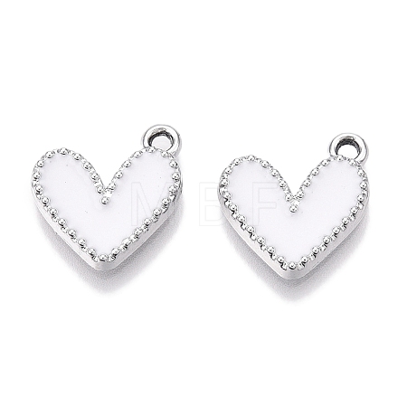 Rack Plating Alloy Enamel Charms ENAM-N056-343P-F-1