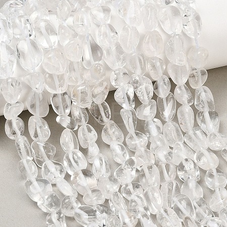 Natural Quartz Crystal Beads Strands G-K395-B01-02-1