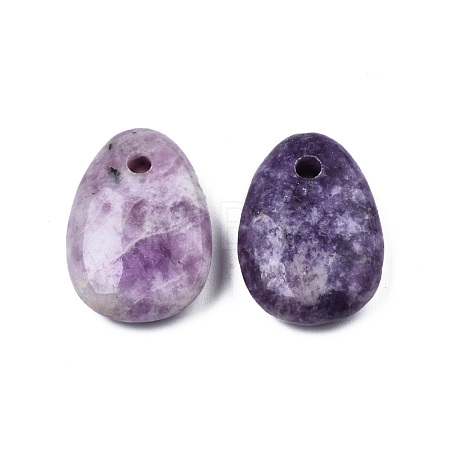 Natural Lepidolite Pendants G-N0325-15B-1