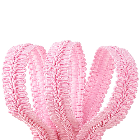 Polyester Braided Lace Trim OCOR-WH0074-92F-1