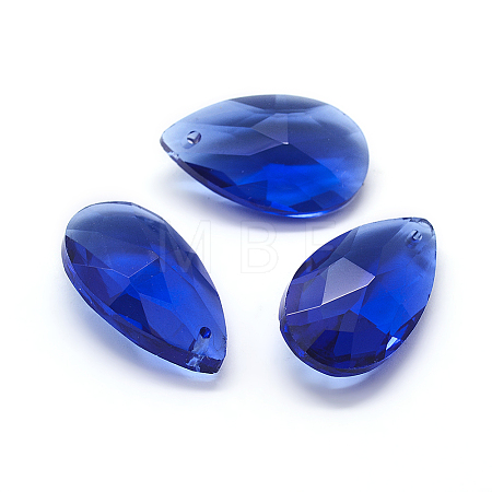 Faceted Glass Pendants X-GLAA-F069-S-A22-1