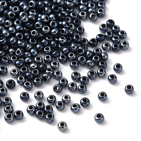 Electroplated Glass Beads GL-G001-02B-03-1