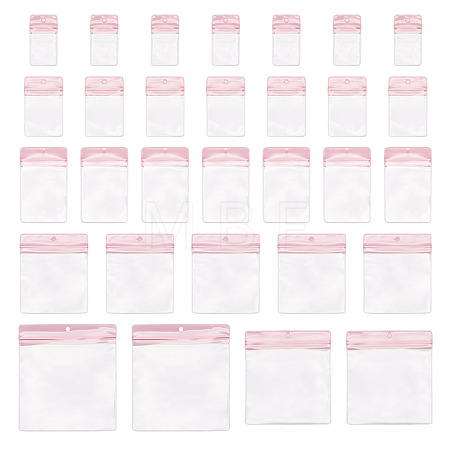70Pcs 6 Styles Rectangle Transparence EVA Zip Top Gift Bags OPP-TA0001-25B-1