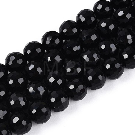 Opaque Solid Color Glass Bead Strands GLAA-R095-P10mm-02-1