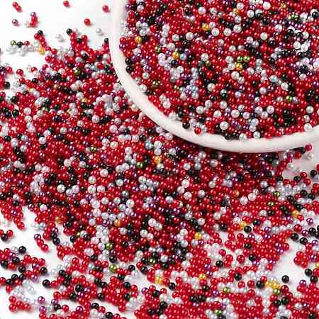 Imitation Pearl Acrylic Beads OACR-S011-2.5mm-ZM-1