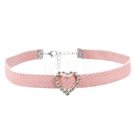 Cloth Choker Necklaces PW-WG41408-06-1