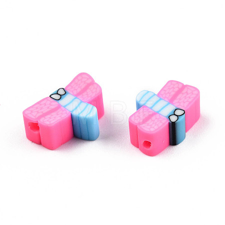 Handmade Polymer Clay Beads CLAY-N010-087B-04-1