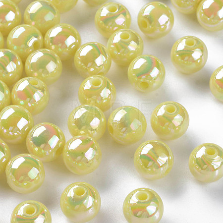 Opaque Acrylic Beads MACR-S370-D10mm-A10-1