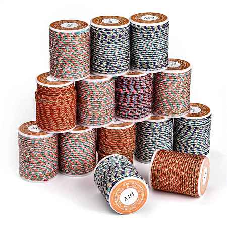 4-Ply Polycotton Cord with Metallic Thread OCOR-Z003-D95-1