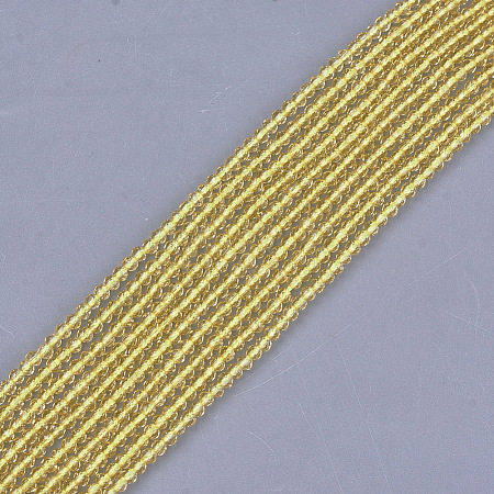 Synthetic Quartz Crystal Beads Strands G-T119-05E-1