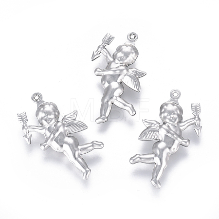 Tarnish Resistant 304 Stainless Steel Pendants X-STAS-F227-10-MP-1