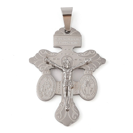 Non-Tarnish 304 Stainless Steel Pendants STAS-C103-02P-02-1