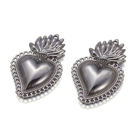 Alloy Pendants PALLOY-O094-01B-B-1