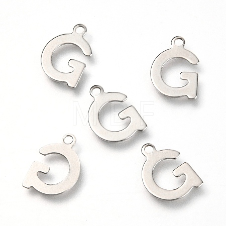 Non-Tarnish 201 Stainless Steel Charms STAS-C021-06P-G-1