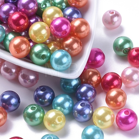 Imitation Pearl Acrylic Beads PL612-1