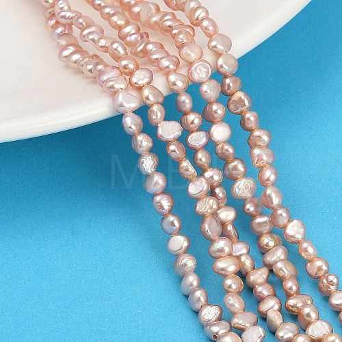 Natural Cultured Freshwater Pearl Beads Strands PEAR-P064-19B-05B-1