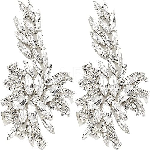 2Pcs Crystal Rhinestone Ornament Accessories DIY-FG0003-34-1