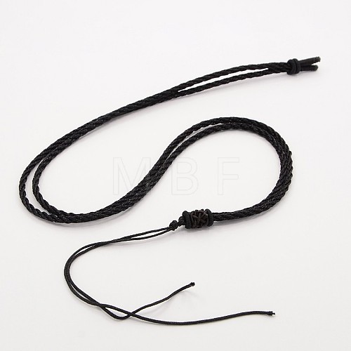 Braided Nylon Cord Necklace Making NJEW-P001-011B-1
