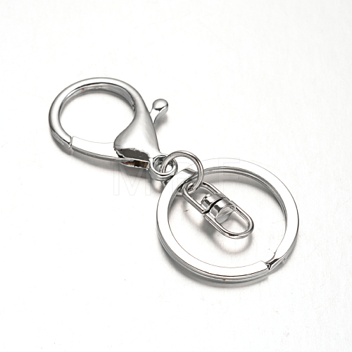 Alloy Keychain Clasp Findings X-PALLOY-M168-02-1