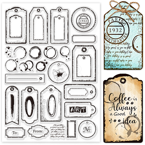 Custom PVC Plastic Stamps DIY-WH0296-0018-1