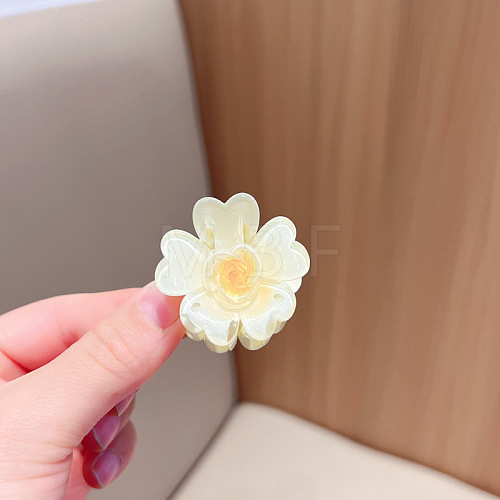 Flower Plastic Claw Hair Clips PW-WG3FA62-09-1