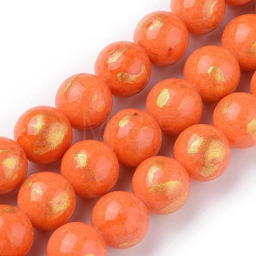 Natural Mashan Jade Beads Strands G-F670-A05-10mm-1