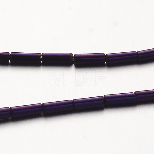 Electroplate Non-magnetic Synthetic Hematite Bead Strands G-F300-37A-04-1