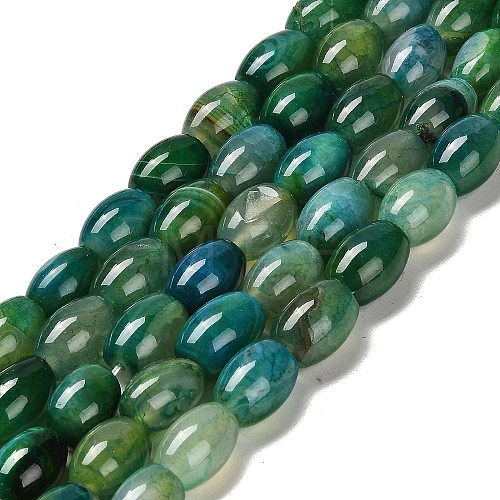 Natural Agate Beads Strands G-B079-E01-01B-1