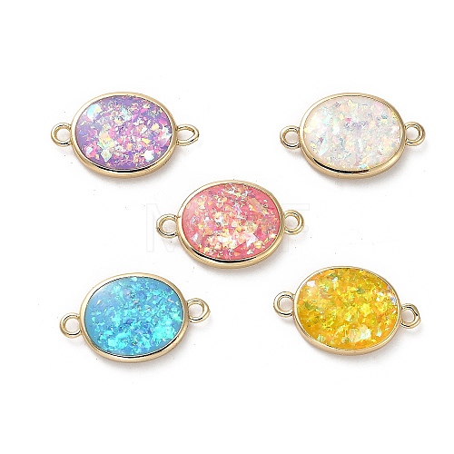 Brass Pendants with Synthetic Opal KK-A239-01A-G-1