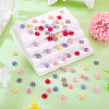 135Pcs 9 Colors Rose Flower Resin Cabochons MRMJ-TA0001-50-5