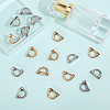 28Pcs 2 Colors Alloy D-Ring Suspension Clasps with Screw & Gasket FIND-CA0007-31-5