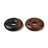 Natural Mahogany Obsidian Pendants G-A320-01A-13-2