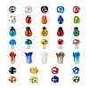 116Pcs Handmade Lampwork Beads LAMP-CD0001-10-2