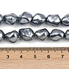 Electroplated Shell Pearl Beads Strands BSHE-H113-05C-4