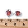 Brass Pave Cubic Zirconia Connector Charms KK-F892-53P-09-3