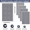 4 Sheets 4 Styles Acrylic Imitation Pearl Stickers Paper Sheets for Craft DIY-SP0002-64D-2