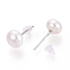 Natural Pearl Stud Earrings PEAR-N020-11A-3