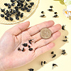 50Pcs Ion Plating(IP) 304 Stainless Steel Stud Earring Findings STAS-BBC0007-47-4