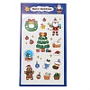 Christmas Theme PET Plastic Stickers AJEW-Q151-01A-1