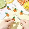 Handmade Nylon Wired Glass Beaded Pendants PALLOY-CJ00107-5
